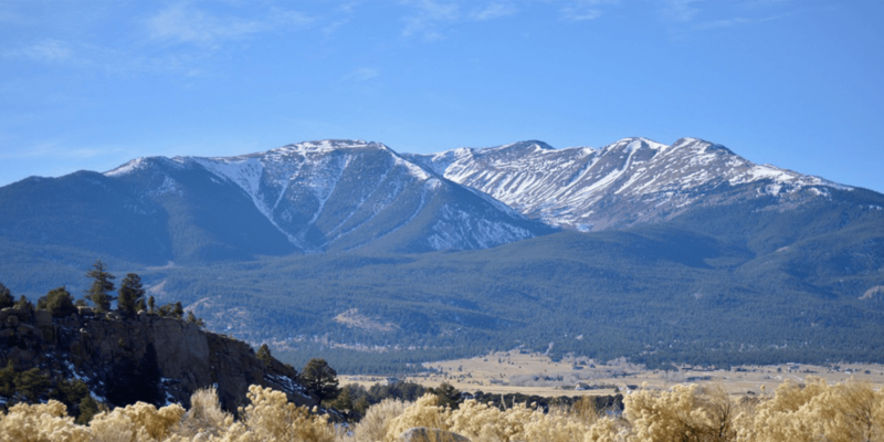 The mountains near Buena Vista, Colorado